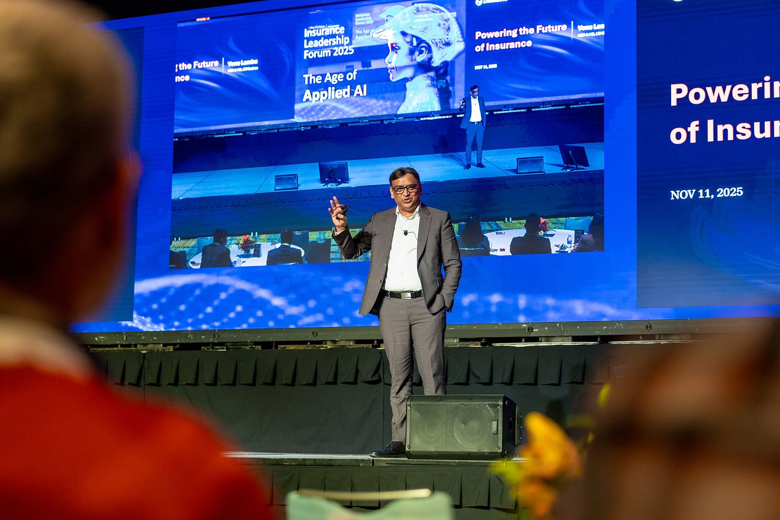 Conference keynote in New York